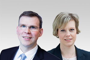 Florian Graf, Vorsitzender der CDU-Fraktion, und Cornelia Seibeld, integrationspolitische Sprecherin der CDU-Fraktion Berlin